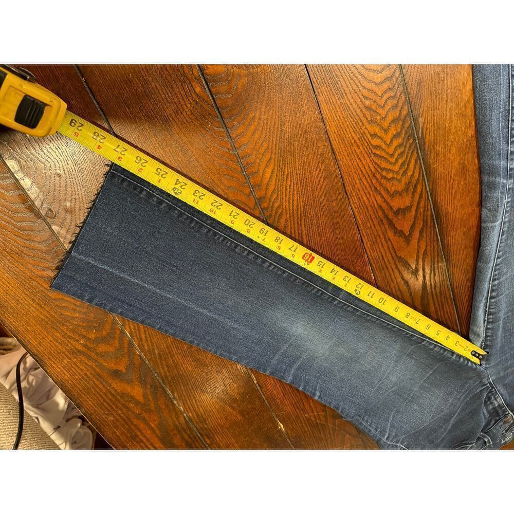 Ann Taylor LOFT  modern sexy western coastal, cowgirl bootcut jeans size 28 - Picture 5 of 9